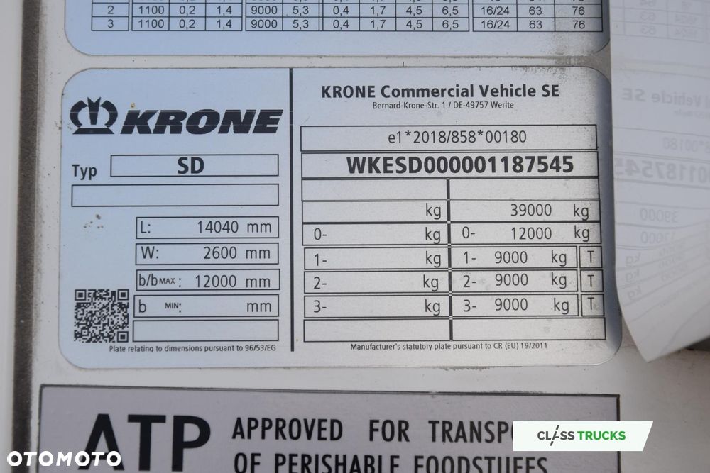 Krone SDR Cool Liner FP 60 ThermoKing SLXi 300 - 14