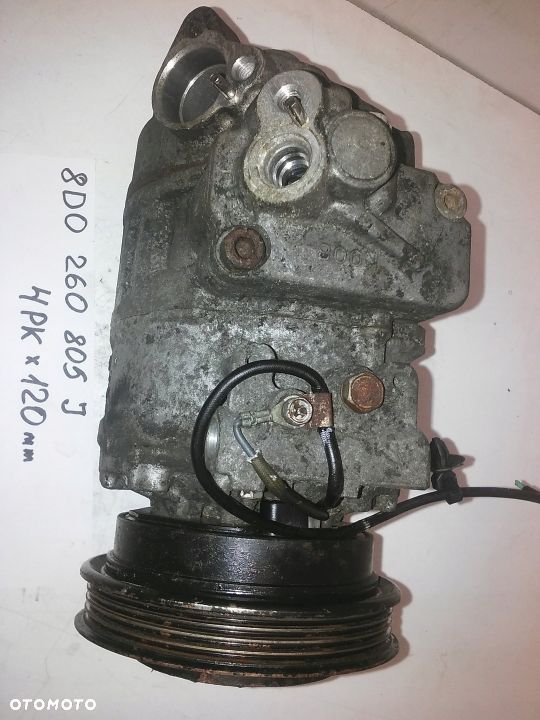 SPRĘŻARKA KLIMATYZACJI PASSAT B5 1.9TDi 8D0260805J - 1