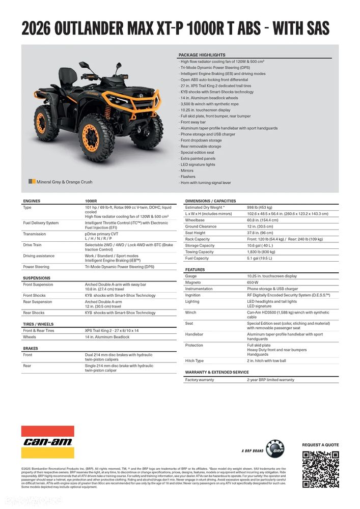 Can-Am Outlander - 2