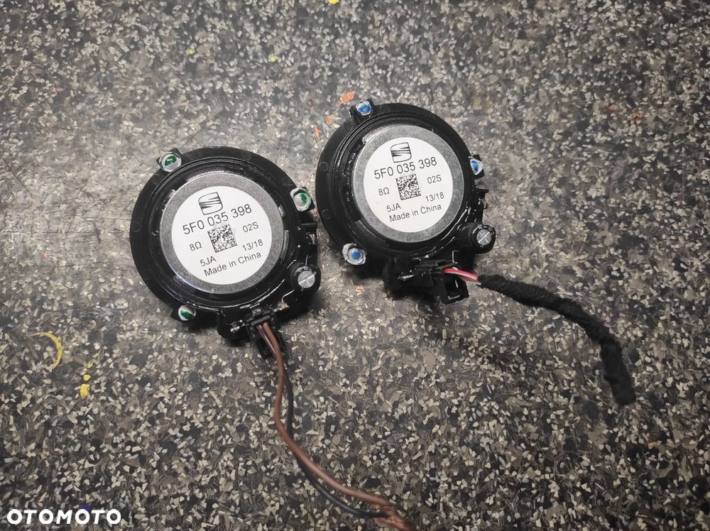 SEAT LEON 3 GŁOŚNIK PRZEDNI GŁOSNIKI PRZÓD WYSOKOTONOWY 5F0035398 WYSYŁKA !!!! - 2