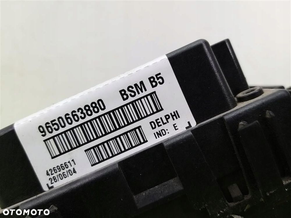 Moduł BSM sterownik Peugeot 307  I 2001-2008 BSMB5 DELPHI 9650663880 - 8