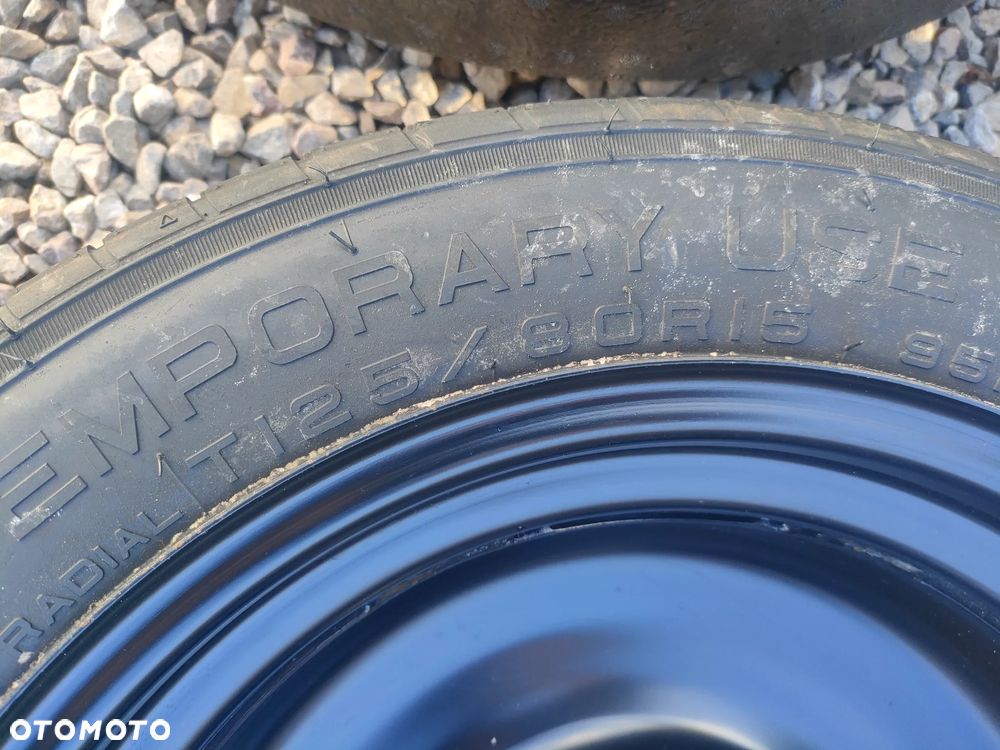 PEUGEOT 207 06- 1.6 VTI KOŁO ZAPASOWE WKŁAD LEWAREK 4X108 R15 - 7