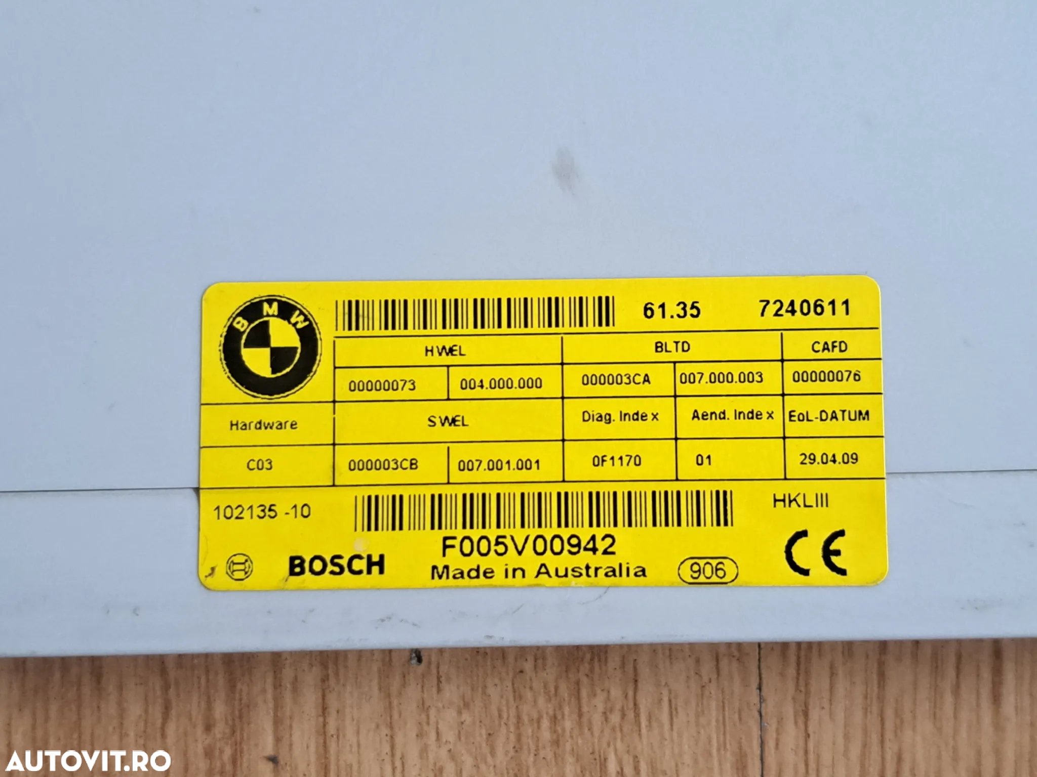 Modul unitate ECU control inchidere/deschidere portbagaj haion original BMW F07+LCI F10+LCI F01+LCI F02+LCI F03+LCI F04 F25 F26 - 6