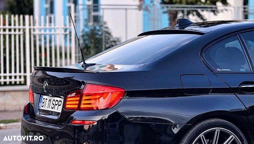 Eleron portbagaj PERFORMANCE Bmw F10  seria 5 Calitate premium ⭐️⭐️⭐️⭐️⭐️ vopsit PROFESIONAL negru lucios Safir Black Metallic cod 475 - 10