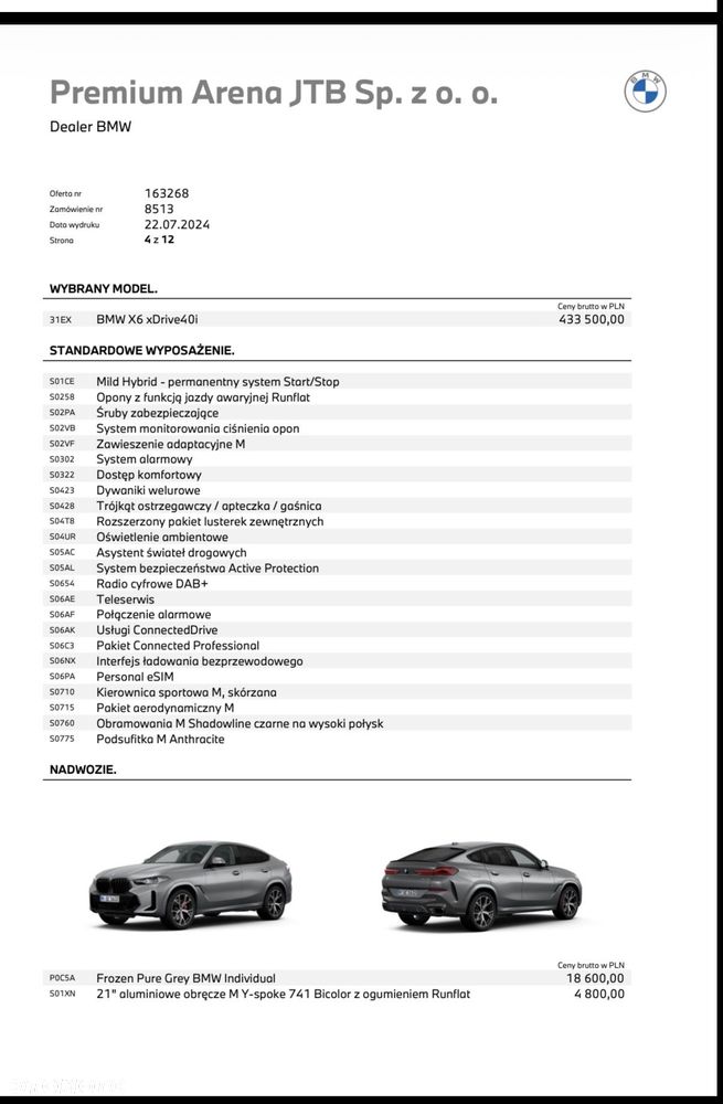 BMW X6 xDrive40i mHEV sport - 15