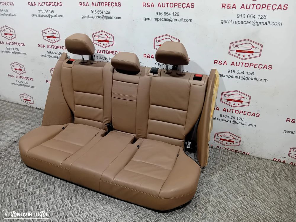 Conjunto de Bancos Elétricos Mercedes Class C W204 Sedan em Pele Original - 5