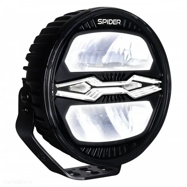 Reflektor drogowy LED X-SPIDER NINJA okrągły strobo halogen dalekosiężny - 3