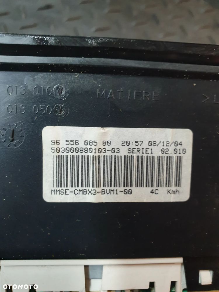 LICZNIK CITROEN C5 I 2.0 HDI AUTOMAT EUROPA 9655608580 AUTOMAT - 6