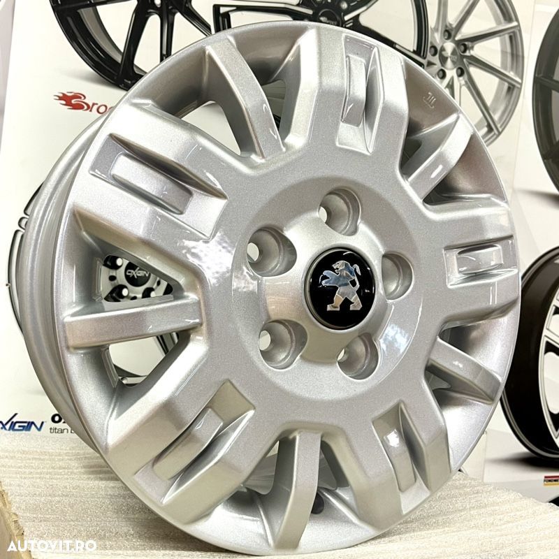 Jante Peugeot Boxer originale, 15 inch, noi - 3