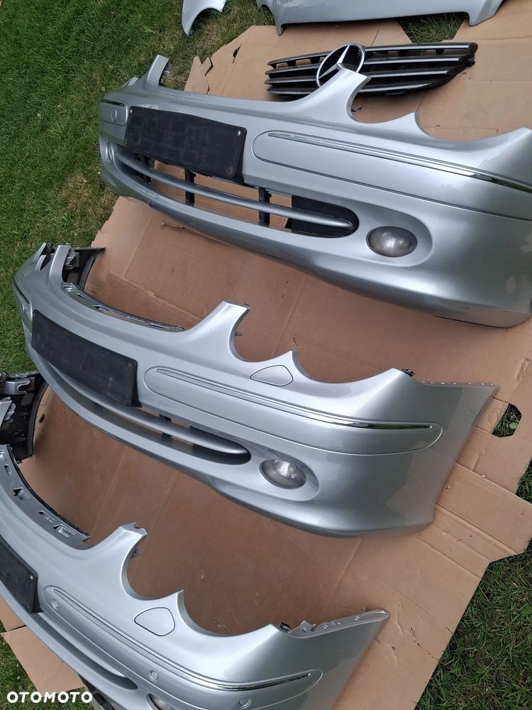 Mercedes W209 CLK maska zderzak błotniki lampy wzmocnienie przód lak 744 - 14