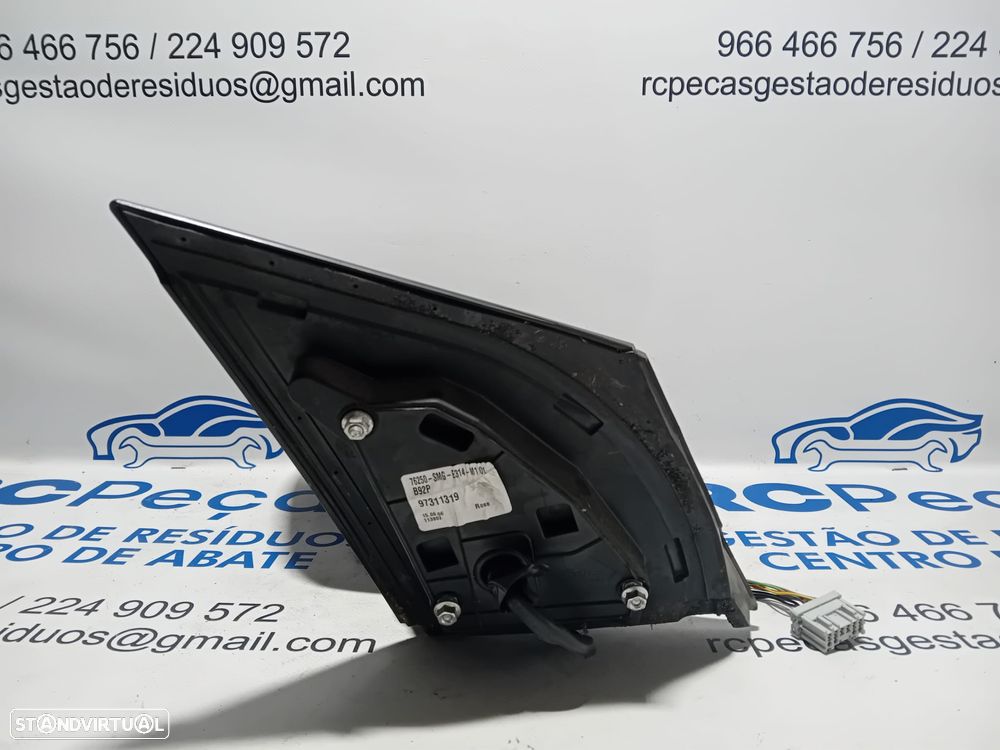 .Conjunto Espelho Retrovisor Direito Esquerdo Honda Civic 8 VIII Original - 13