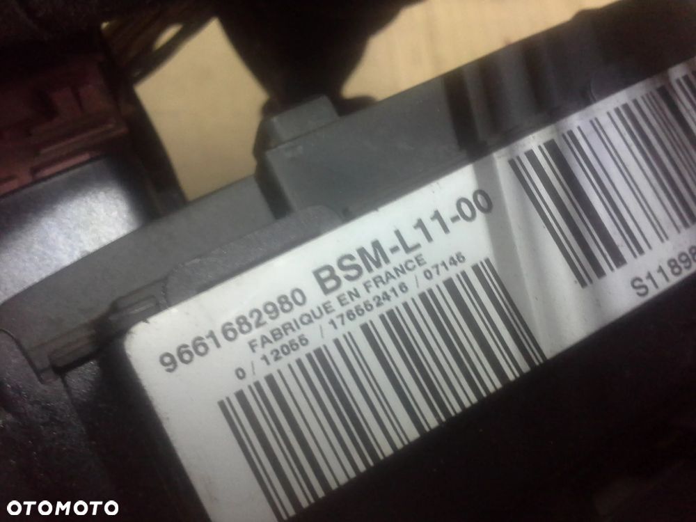 Citroen C4 1.6 HDi zestaw startowy komputer 0281011966 BSI BSM stacyjka klucze - 8