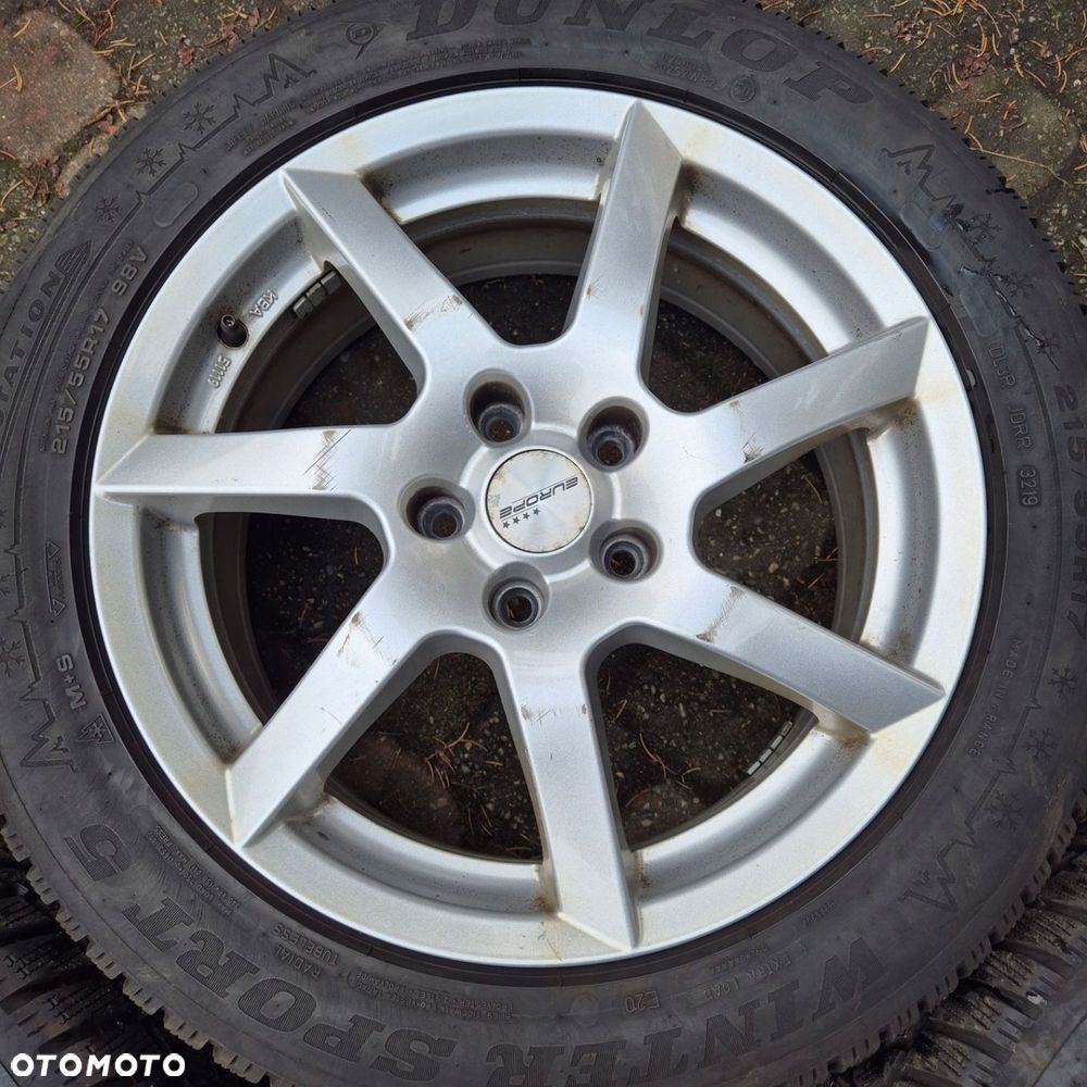 ZIMA KOŁA 17 SKODA SUPERB OCTAVIA W PASSAT TOURAN SHARAN T-ROC 215/55 R17 - 4