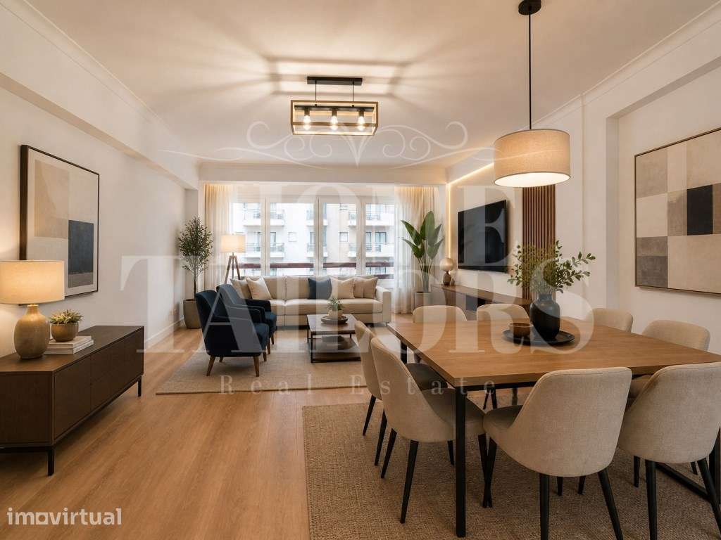 Apartamento T3 Estrada da Luz com parqueamento e arrecadação - Grande imagem: 3/38