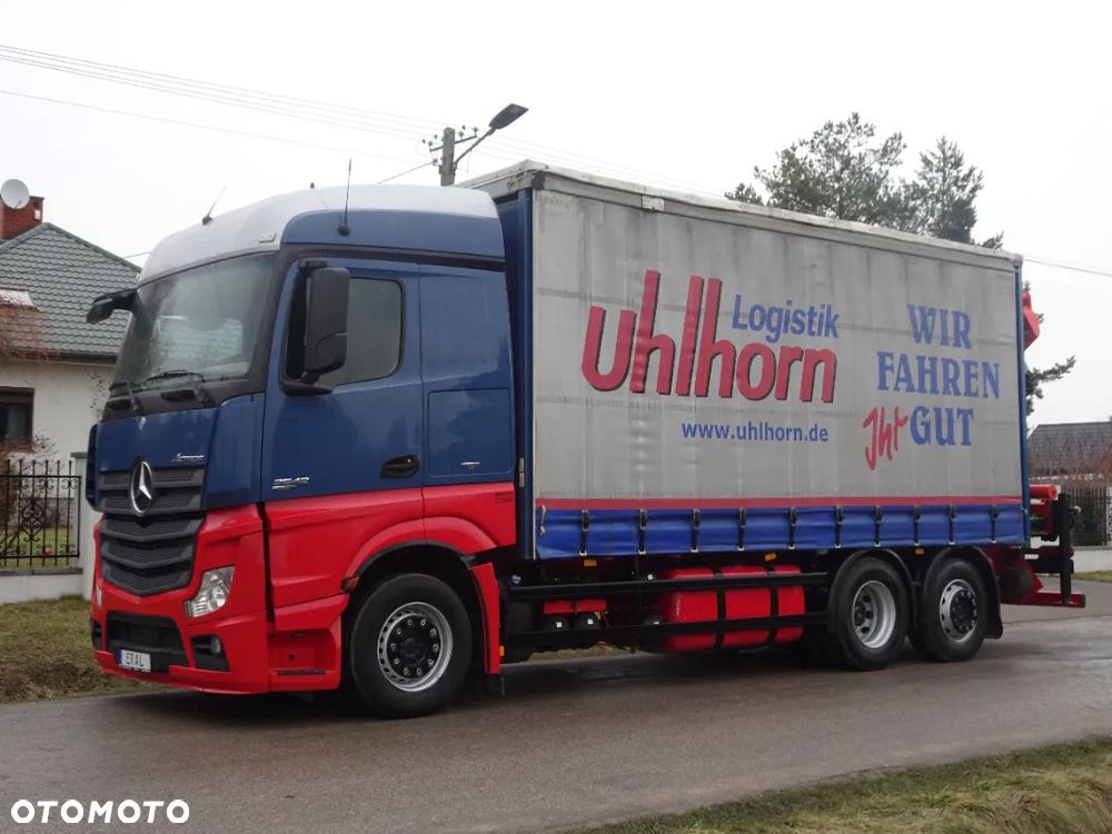 Mercedes-Benz Actros 2542 MP4 EURO 6 HDS Palfinger PK 18002 JIB firanka sprowadzony z Niemiec stan idealny zestaw z przyczepa - 3