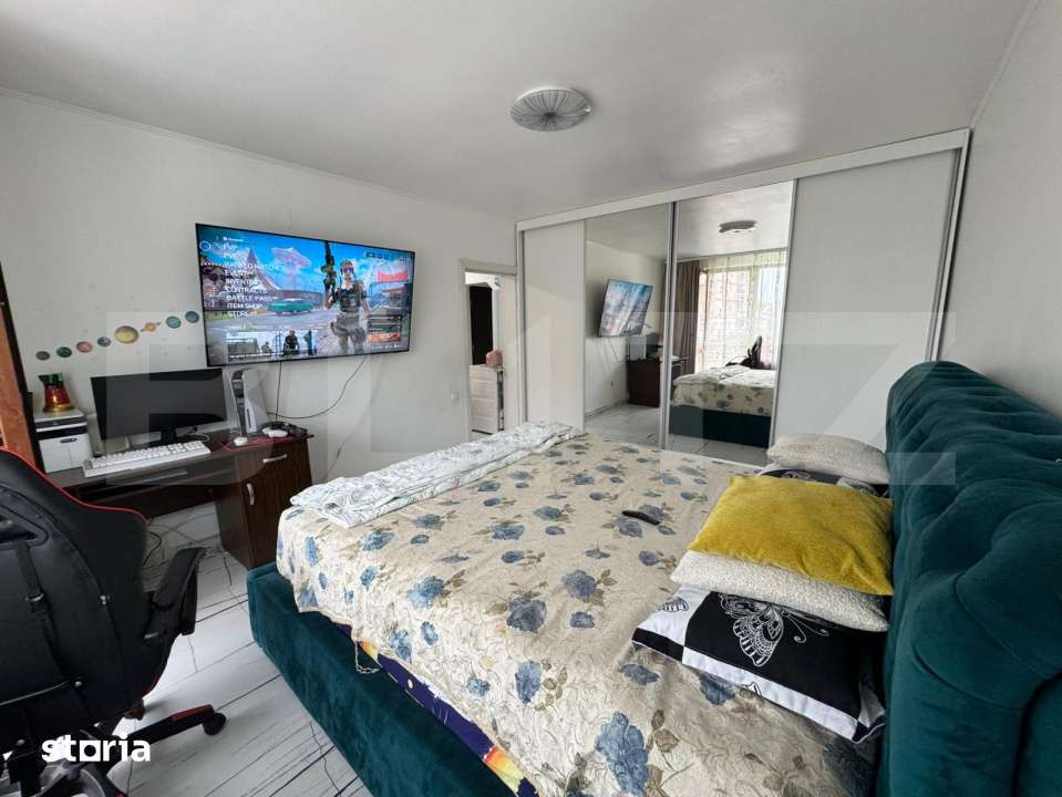 Apartament de vanzare, cu 2 camere, 57 mp, decomandat, zona Balcescu — fotografia 3
