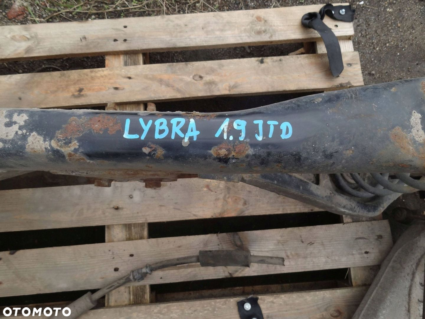 LANCIA LYBRA 2002 SEDAN 1.9 JTD BELKA OŚ ZAWIESZENIA TYŁ TYLNA - 3