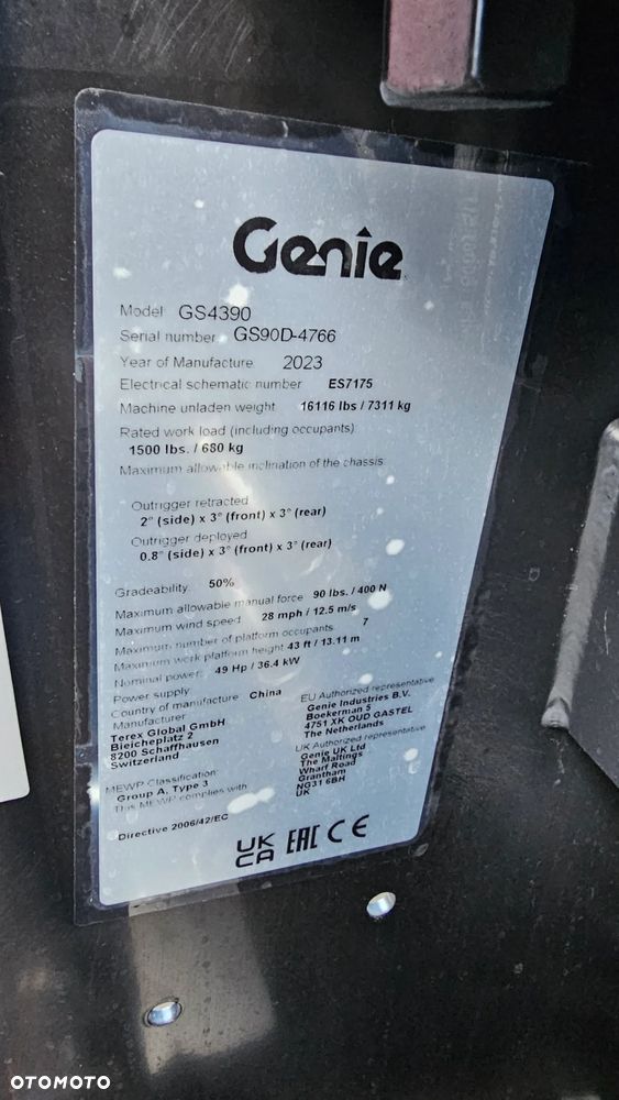 Genie GS-4390 RT - 7