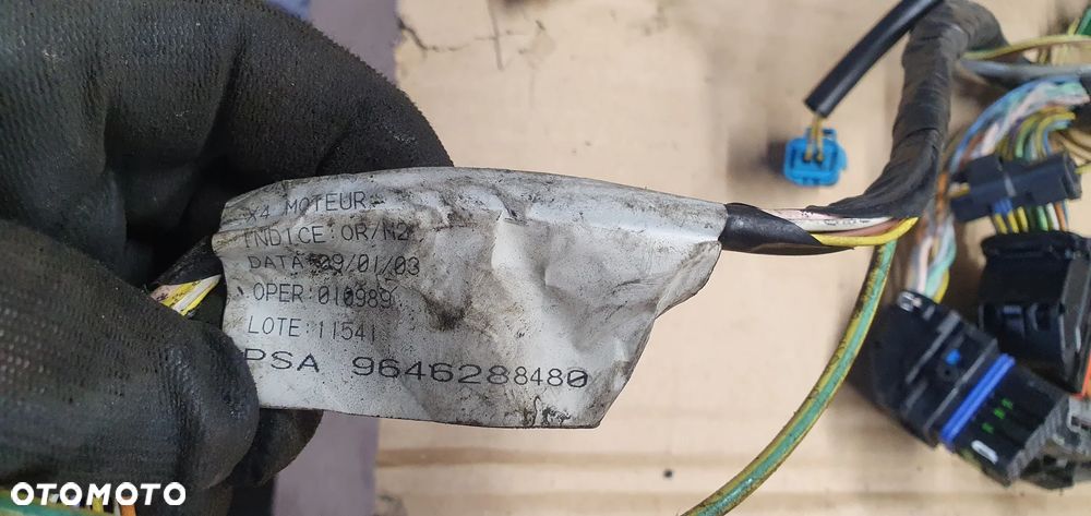 Wiązka instalacja silnika Citroen C5 2.0 HDI 9646288480 - 8