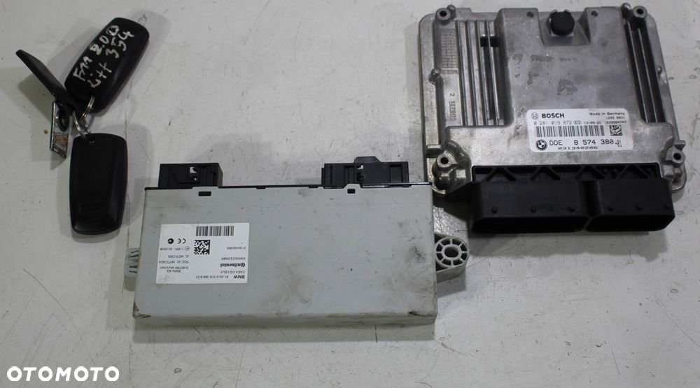 KOMPUTER STEROWNIK SILNIKA MODUŁ CAS KLUCZYKI BMW F10 F10 N47D20C 2.0D