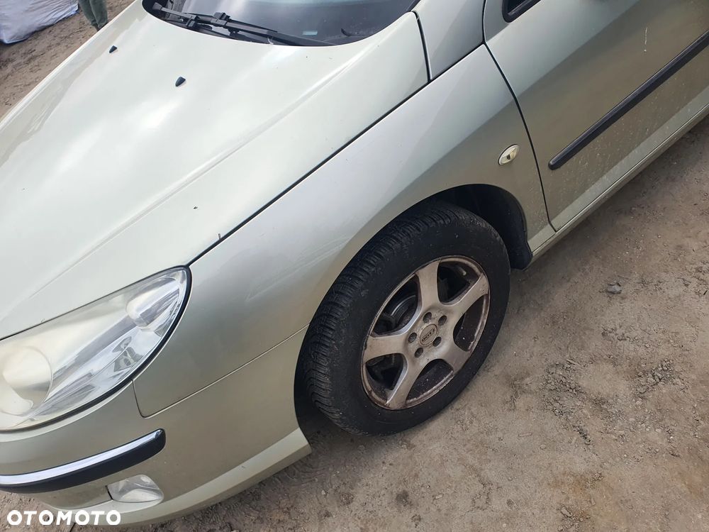 peugeot 407 kcvd maska zderzak lampa grill błotnik drzwi zbiornik paliwa szyba lusterko klamka klapa - 4