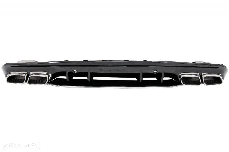 Difusor com Ponteiras Mercedes C W205 (2014 a 2021) Look 63 - 1