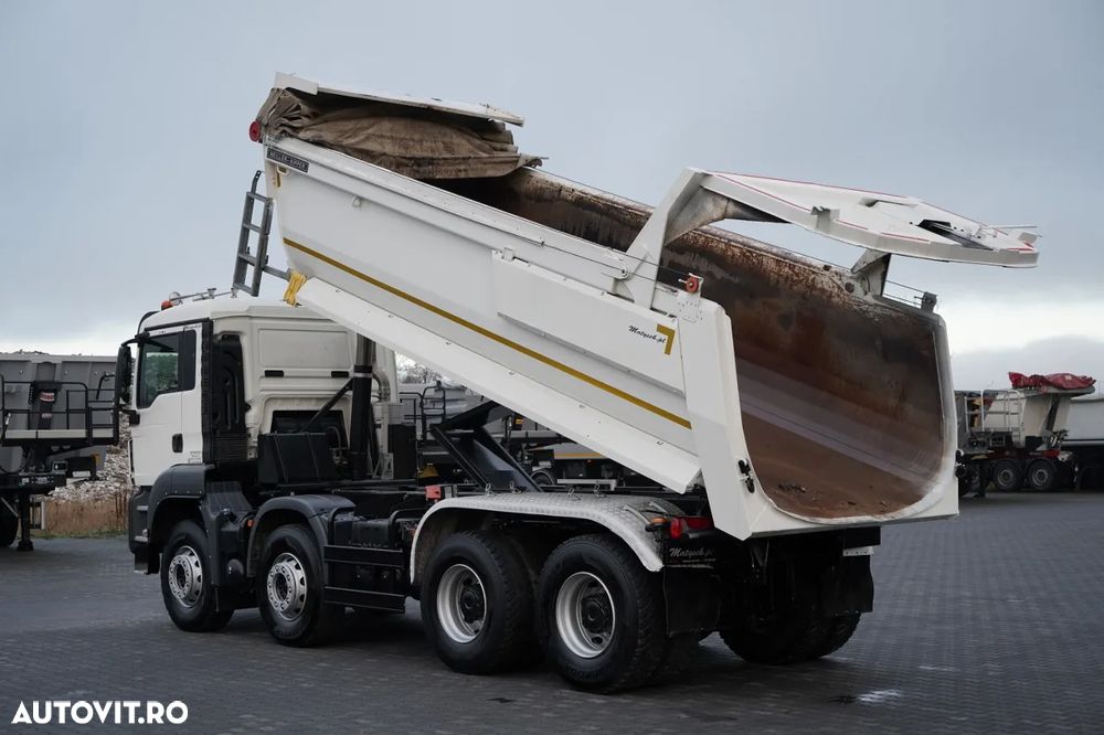MAN TGS 35.460 / 8X4 / BASCULATOR SPATE / HYDROCLASP / MEILLER KIPPER / AUTOMAT / EURO 6 - 3