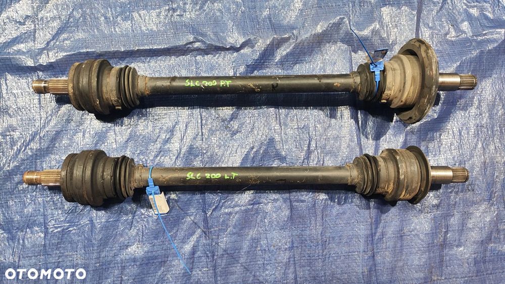 ZAWIESZENIE LEWY PRAWY TYŁ ZWROTNICA PIASTA CZUJNIK ABS AMORTYZATORY SPRĘŻYNY TARCZA HAMULCOWA 300MM PÓŁOŚ MERCEDES SLK SLC R172 W172 2.2 CDI 2.0 CGI - 6