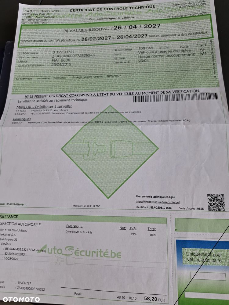 Fiat 500X 1.6 E-torQ 4x2 S&S Business Line - 22