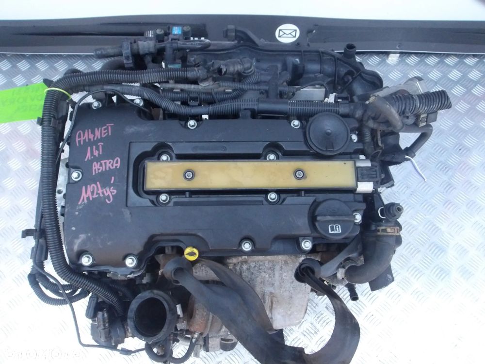SILNIK KOMPLETNY OPEL ASTRA 1.4T A14NET 112 TYS - 2