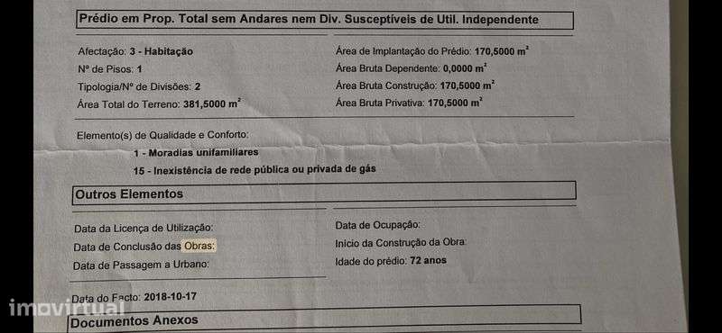 Moradia T3 em fase reabilitacao - Grande imagem: 3/11