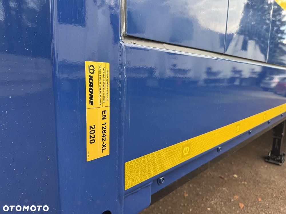 Krone KOFFER ,UBRANIOWA , DACHSER , TEXTIL , BOX - 25