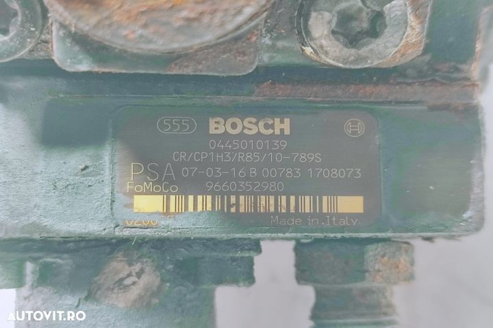 Pompa inalta inalte presiune 2.2 diesel 0445010139 9660352980 Peugeot 407 1 seria - 3