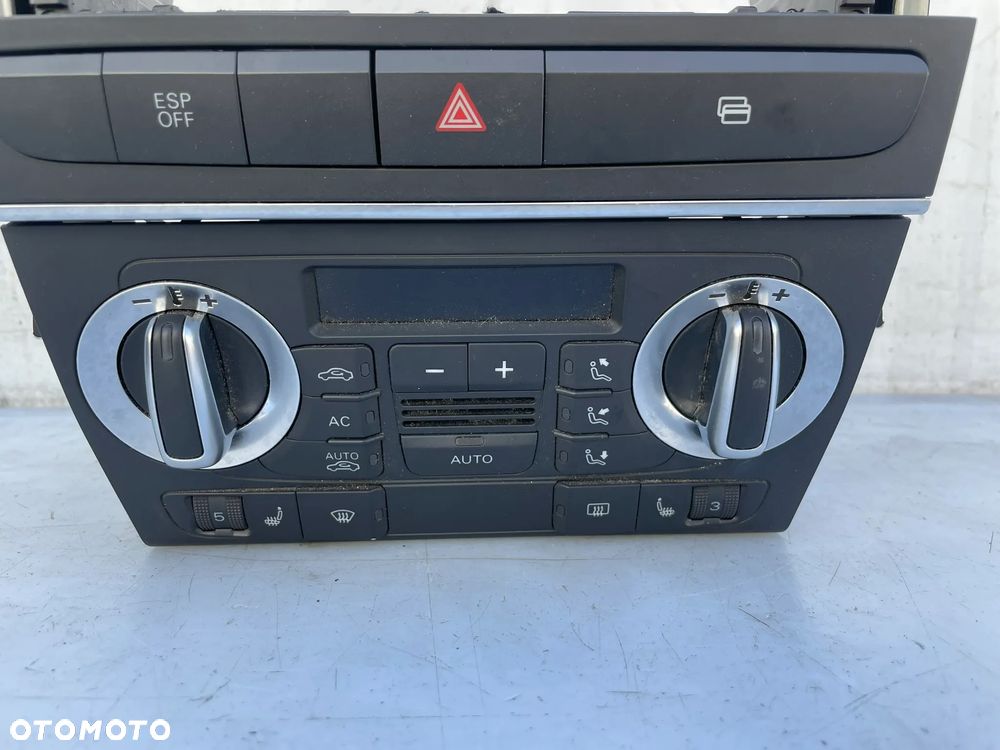 KONSOLA RAMKA RADIA 2 DIN  DESKI AUDI A3 8P LIFT 8P0858005D 8P0820043BH - 2