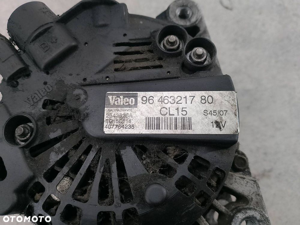ALTERNATOR CITROEN C4 I 9646321780 TG15C118   1.6 HDI 92KM - 5