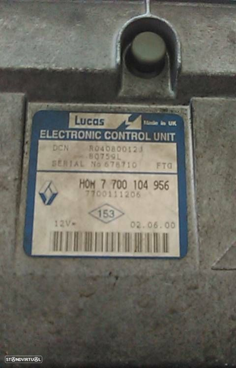 Centralina / Modulo Motor Renault Kangoo (Kc0/1_) - 2