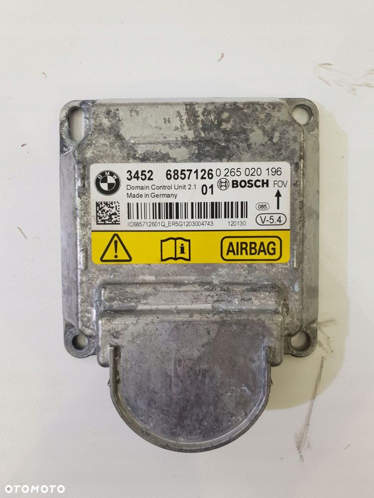 bmw f10 f11 moduŁ sensor airbag poduszek 6857126 - 1