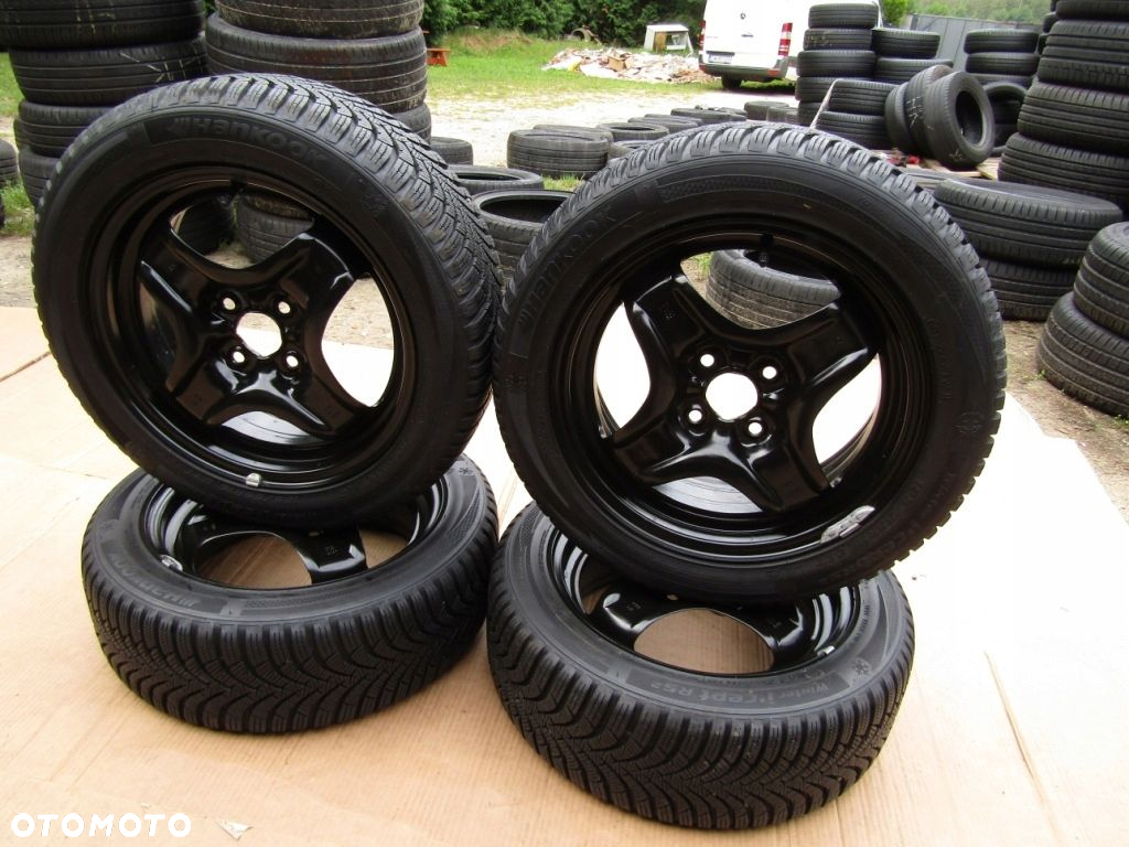 4x Felgi Koła 15 Opel Karl Agila B 4x100 ET50 185/55 zimowe  czujniki TPMS - 8