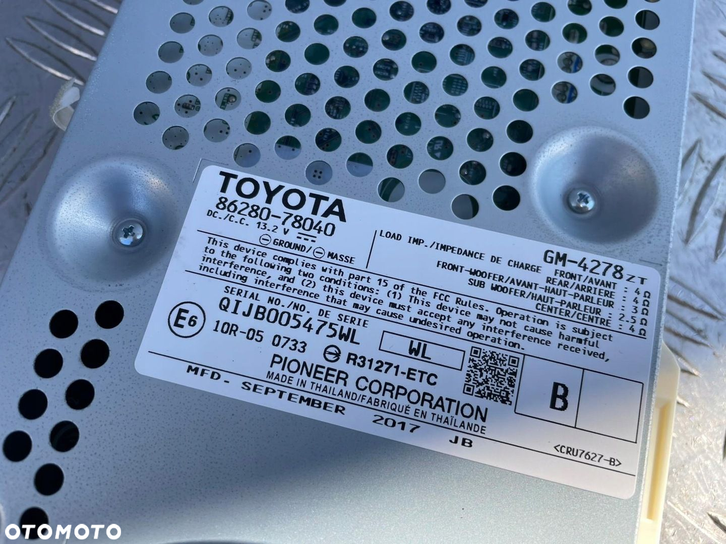 LEXUS NX MODUŁ WZMACNIACZ 86280-78040 - 3