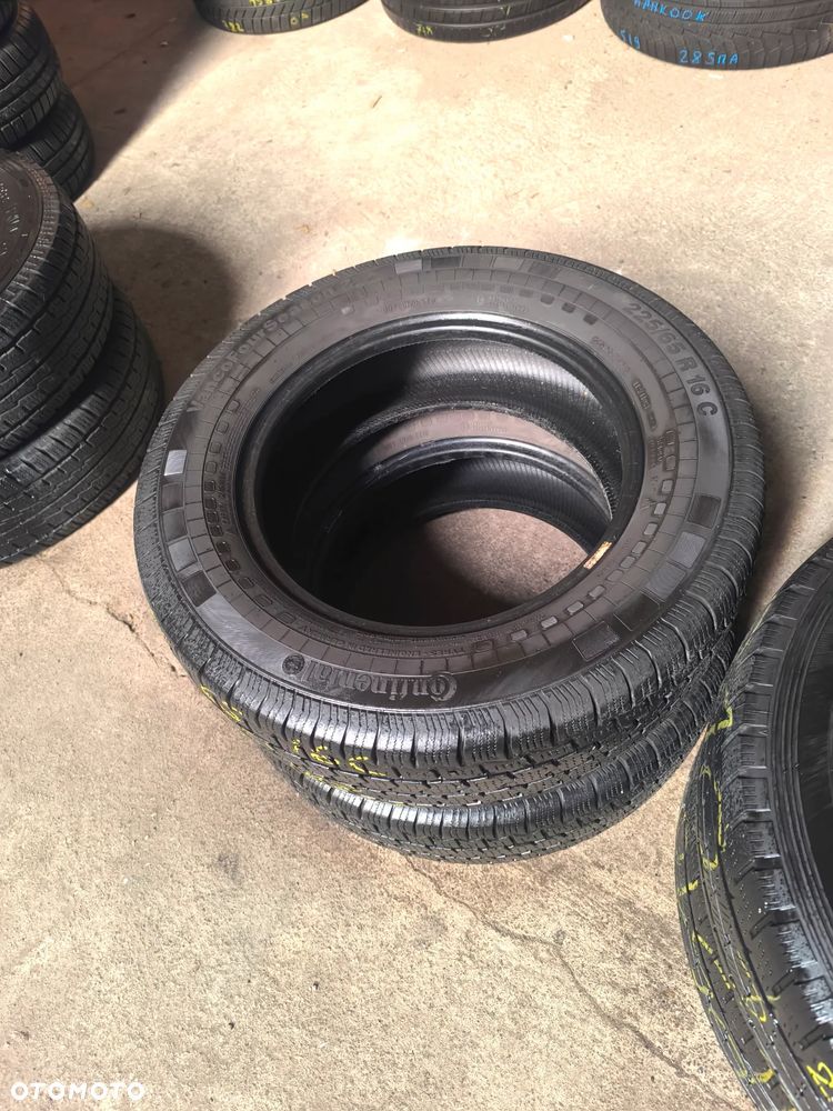 225/65R16C 16 C 112/110R 4szt. 4x Opony Całoroczne Wielosezonowe CONTINENTAL VancoFourSeason 2 5,5mm Legnica ALU-RAD 225/65 - 7