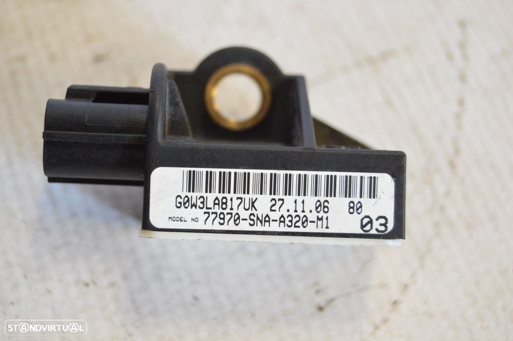 SENSOR SENSORES IMPACTO EMBATE COLISÃO AIRBAG 77970SNAA320M1 77970 SNA A320 M1 HONDA CIVIC VIII 8 MK8 FN2 FN 2 2.2 i-CTDi 4WD 16V 140CV N22A2 - 4