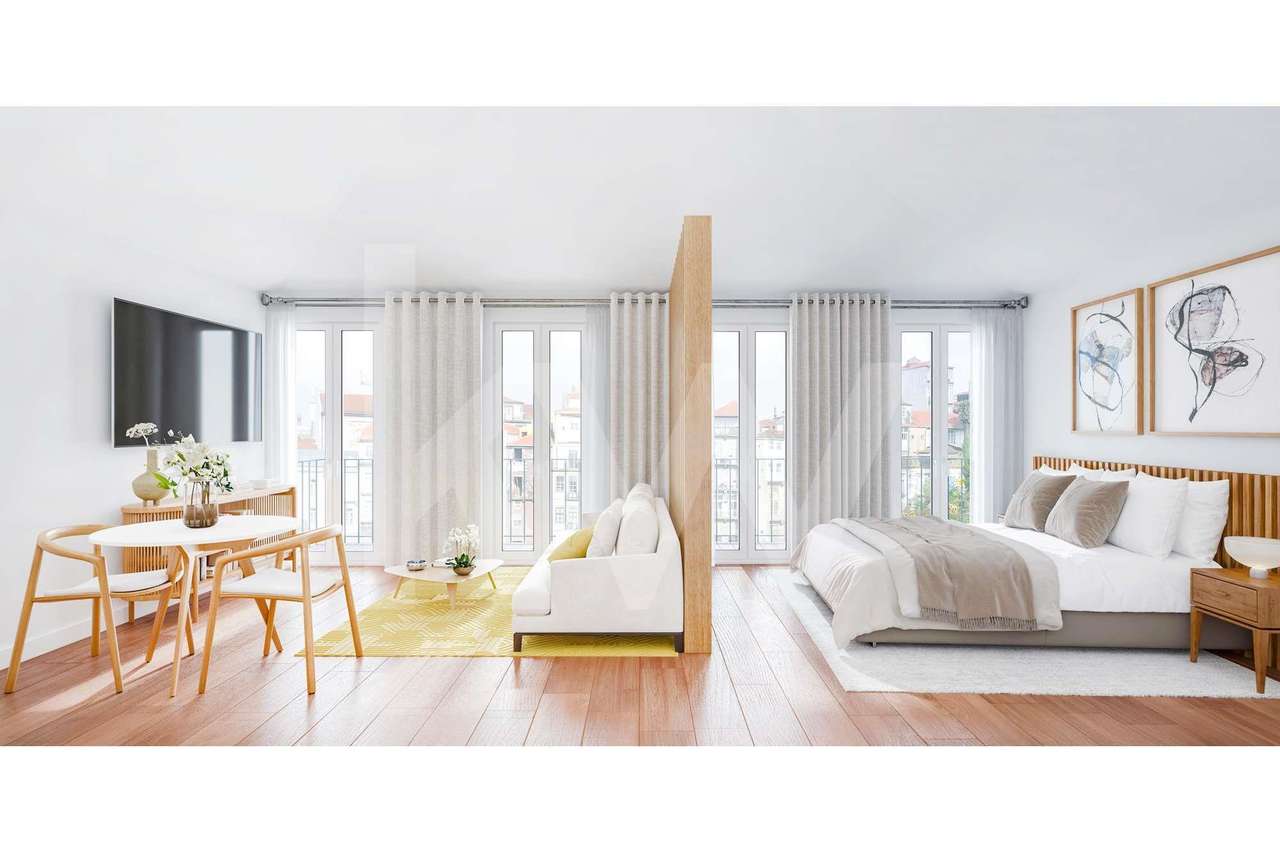 Apartamento T1+1 novo em plena zona histórica do Porto. - Grande imagem: 2/14