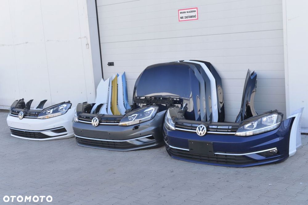 MASKA ZDERZAK BŁOTNIK GRILL LAMPA PAS BELKA XENON VW GOLF 7 VII Lift - 3