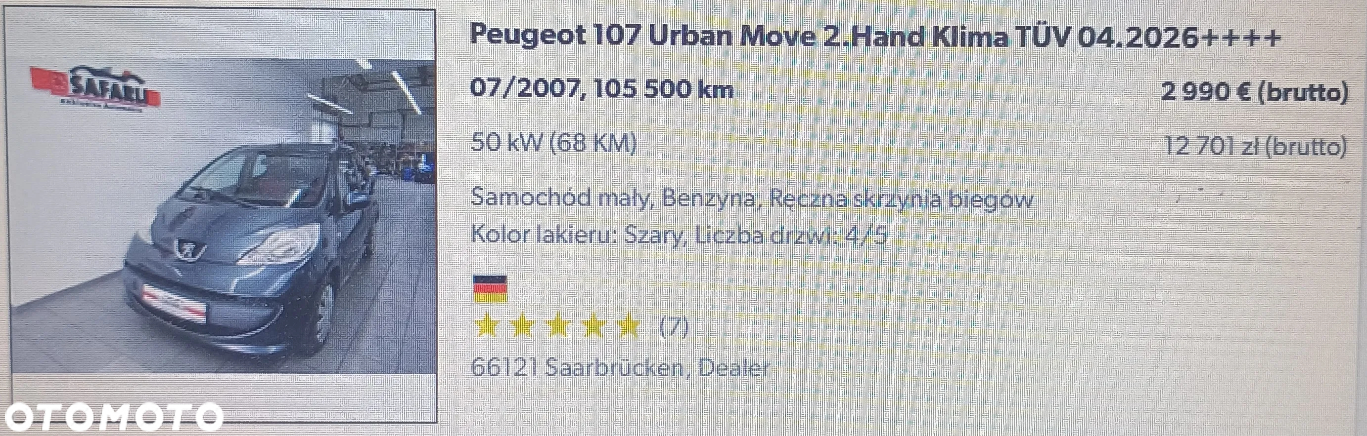 Peugeot 107 1.0 Active - 30