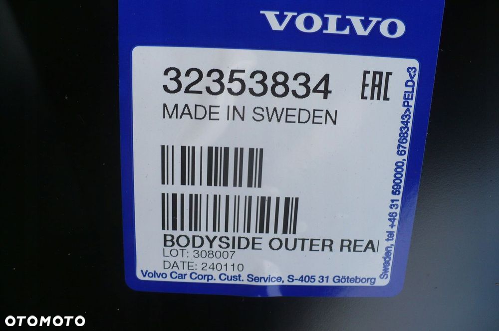VOLVO V60 II 18R- - BŁOTNIK PRAWY TYŁ - 8