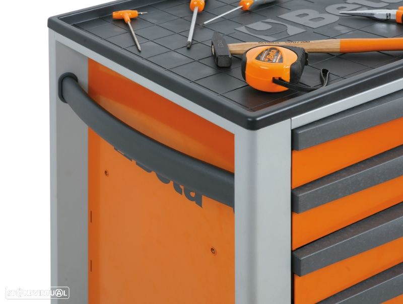 beta mobile roller cab with six drawers orange 51200005 - 10