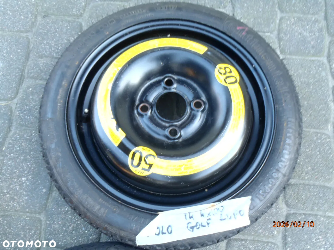 felga felgi koło dojazdowe mazda honda 4x100 14 - 12