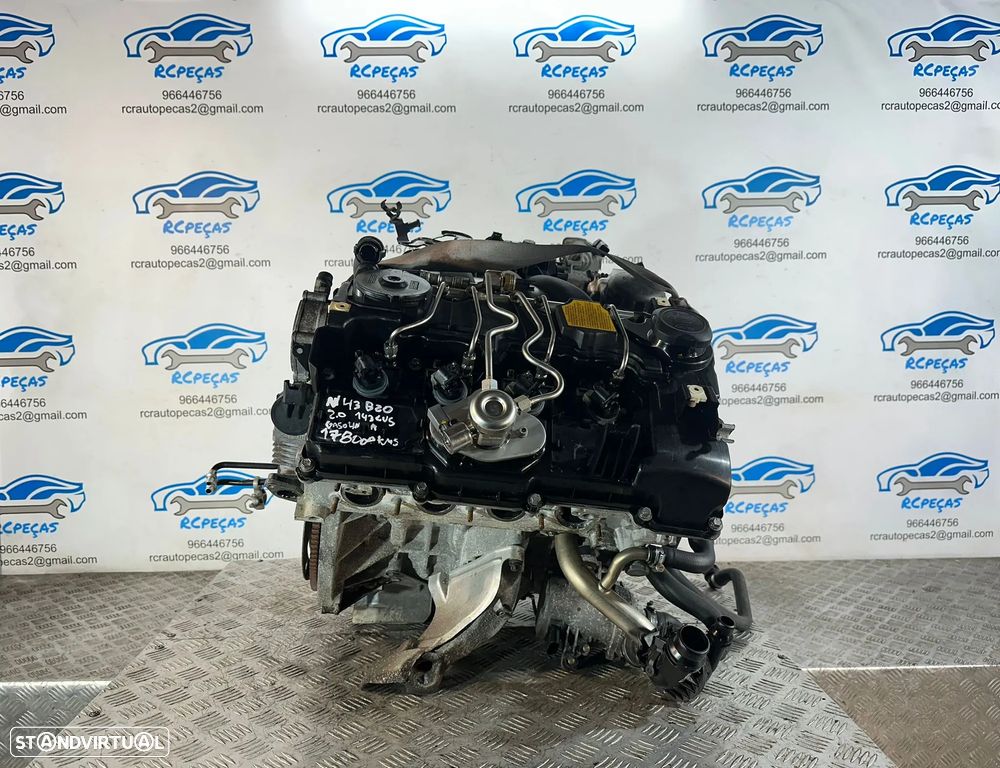 .Motor Completo N43B20 BMW 2.0i 143cv - 2