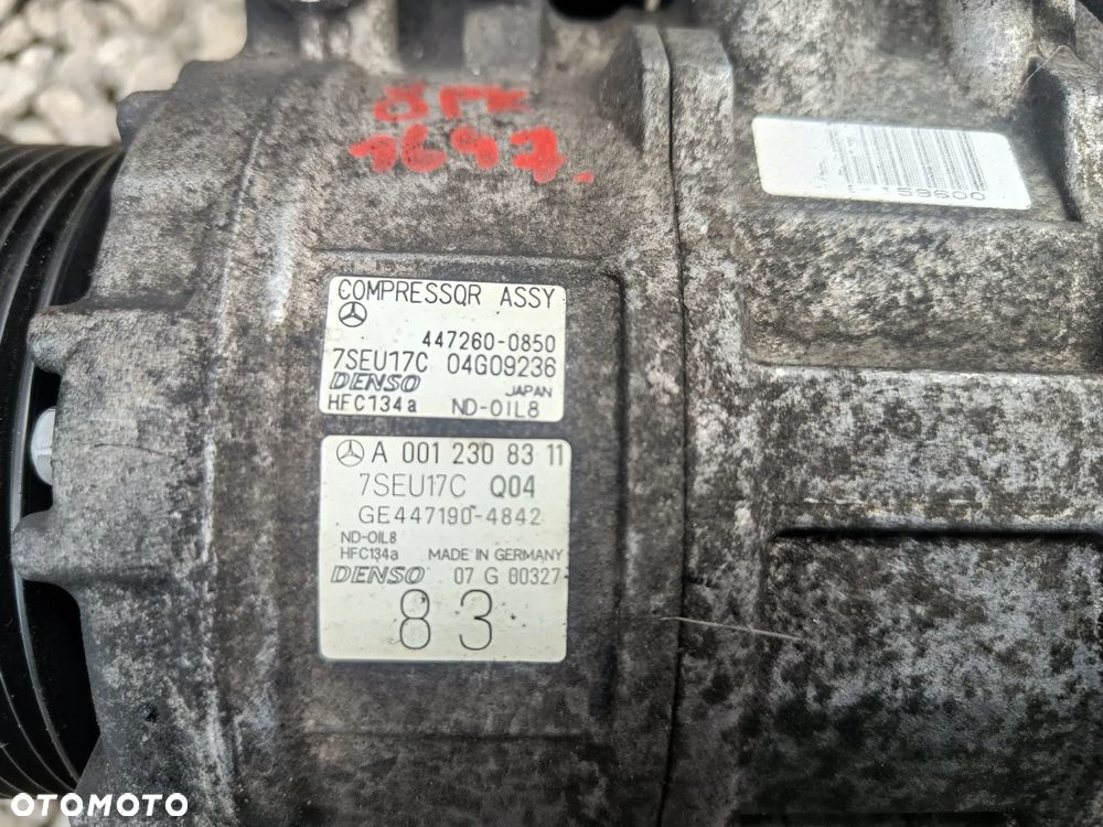 MERCEDES X164 GL W164 ML W251 3.0 V6 CDI DIESEL SPRĘŻARKA KLIMATYZACJI A0012308311 - 3