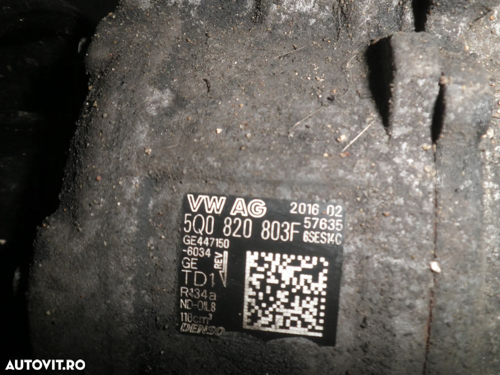 Compresor AC VW Golf 7, Passat B8, 1.6 2.0 TDI 5Q0820803F - 3